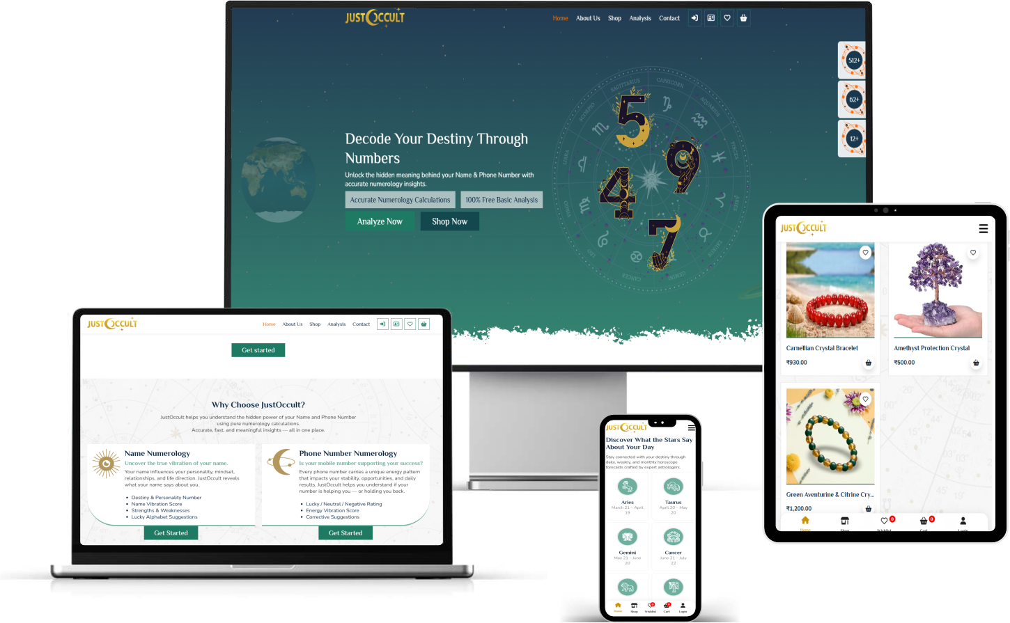 Astrology eCommerce & Consulting Platform